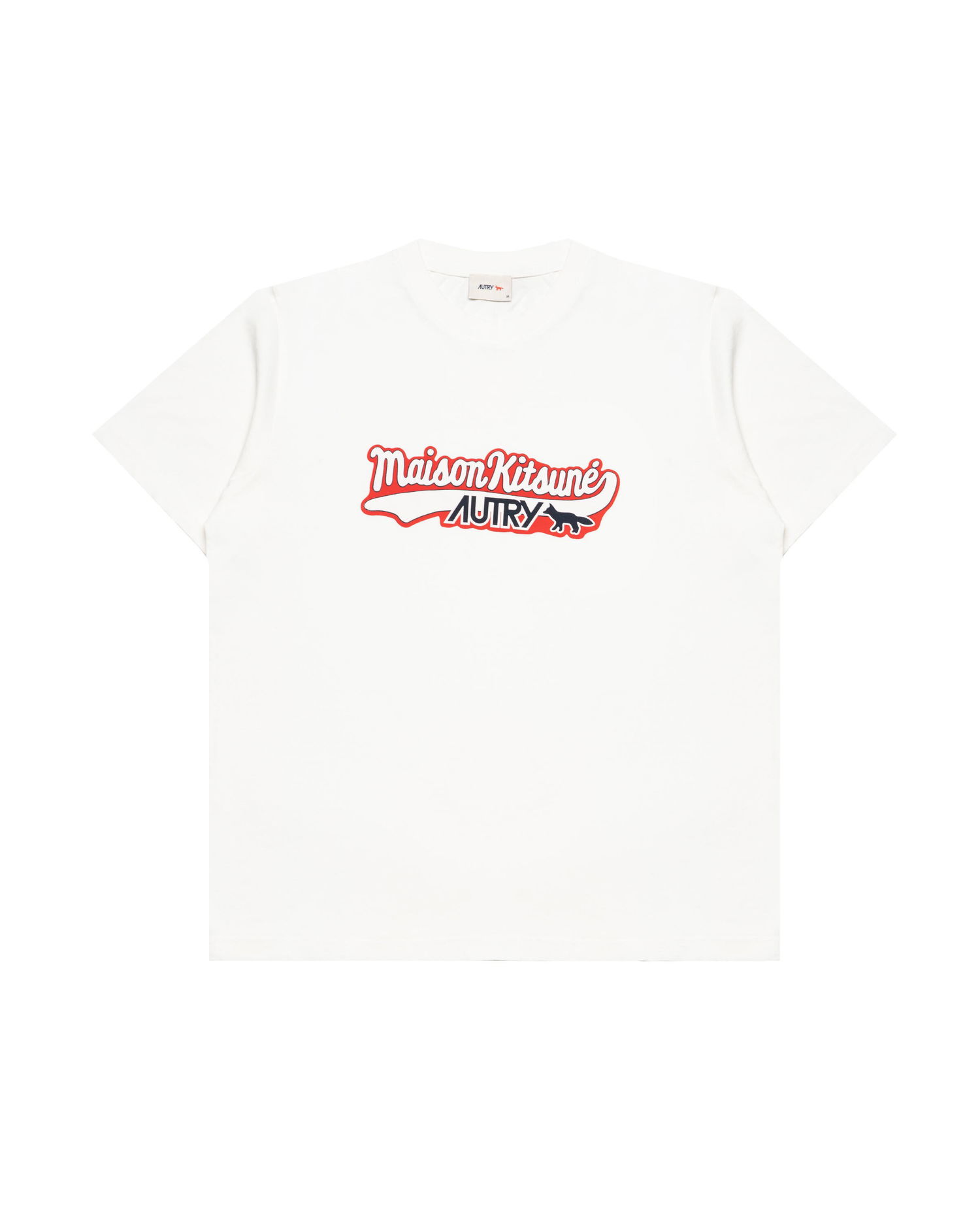 T-shirt Autry Autry Action Shoes x Maison Kitsuné Graphic T-Shirt Hvid | TSPXMK2W, 0