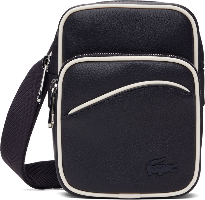 Skuldertaske Lacoste Lacoste Small Angy Crossbody Bag Mørkeblå | NH4563GY_K46
