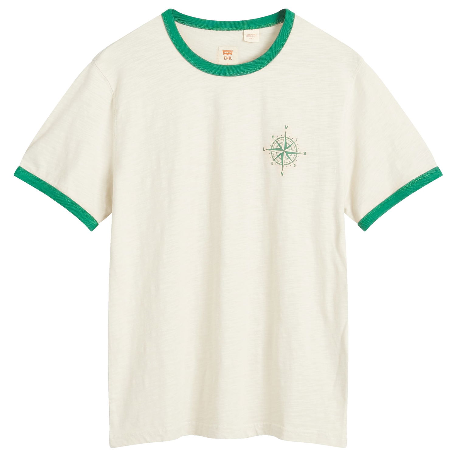 T-shirt Levi's Ringer 'Mount Rambler' T-Shirt Hvid | A9512-0000, 0