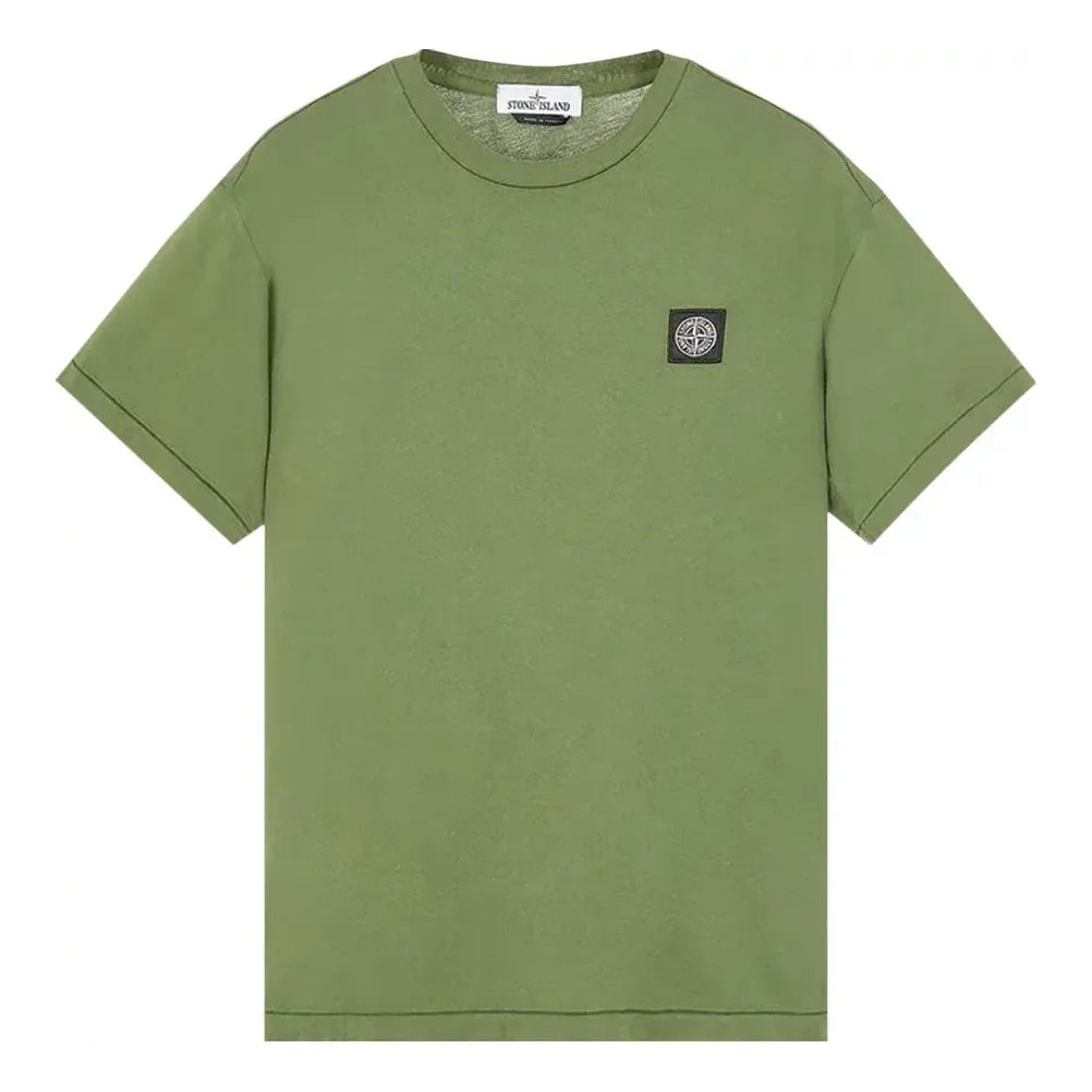 T-shirt Stone Island Logo Patch T-Shirt Grøn | 101524113-V0055, 0