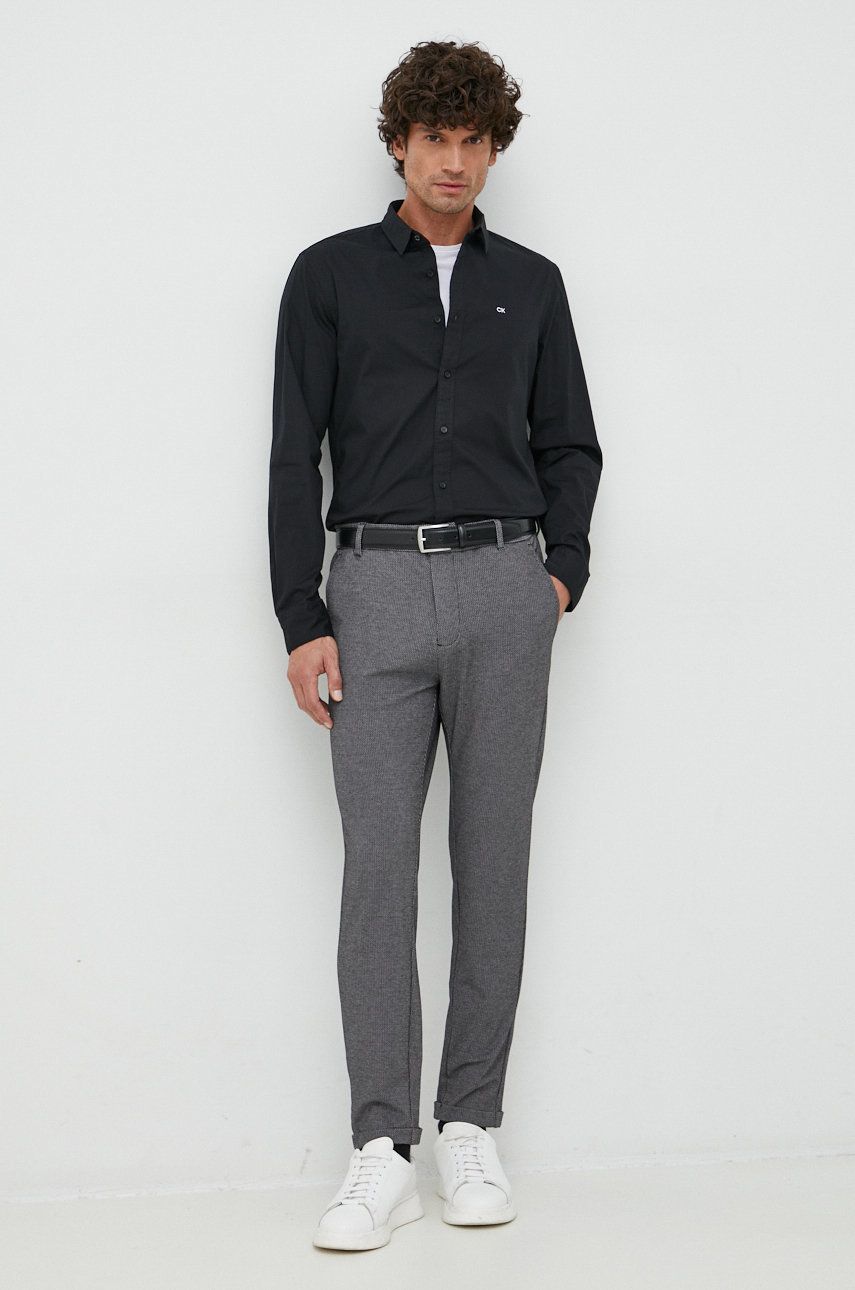 Skjorte CALVIN KLEIN Shirt Sort | K10K110856.9BYY, 1