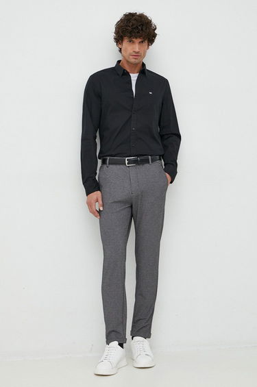 Skjorte CALVIN KLEIN Shirt Sort | K10K110856.9BYY, 1