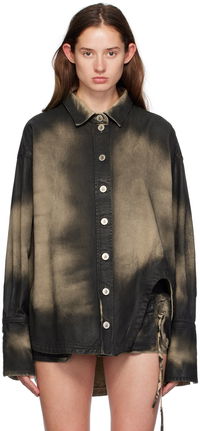 Attico Diana Denim Shirt