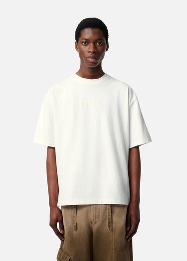 T-shirt AXEL ARIGATO Men's Relaxed Fit T-Shirt with Drawstring Hem Hvid | A3443001, 2