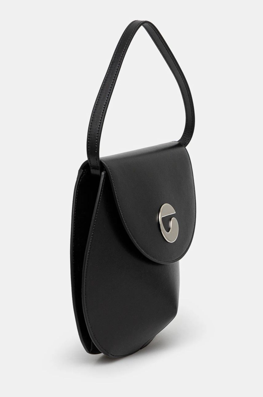 Håndtaske Coperni Coperni U.F.O. Leather Handbag Sort | COPBA34405, 1