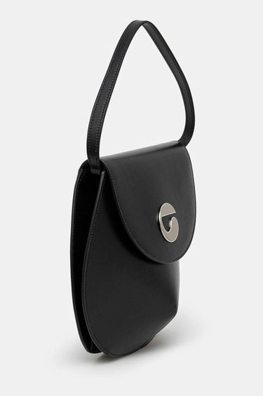 Håndtaske Coperni Coperni U.F.O. Leather Handbag Sort | COPBA34405, 1