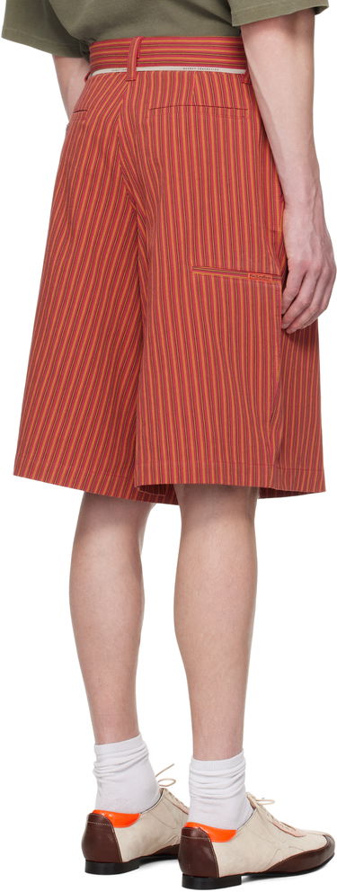 Shorts Martine Rose Martine Rose Twisted Striped Shorts Rød | 841WS14111, 2