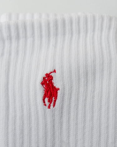 Sokker Polo by Ralph Lauren Multicoloured PP Sports Sock - 6 Pack Hvid | 449799740002, 2