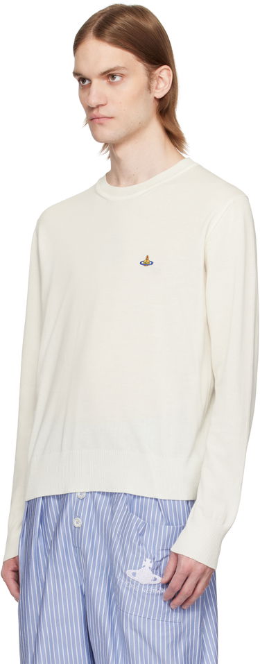 Sweater Vivienne Westwood Vivienne Westwood Alex Round Neck Sweater Hvid | 27010012-Y003F-, 3