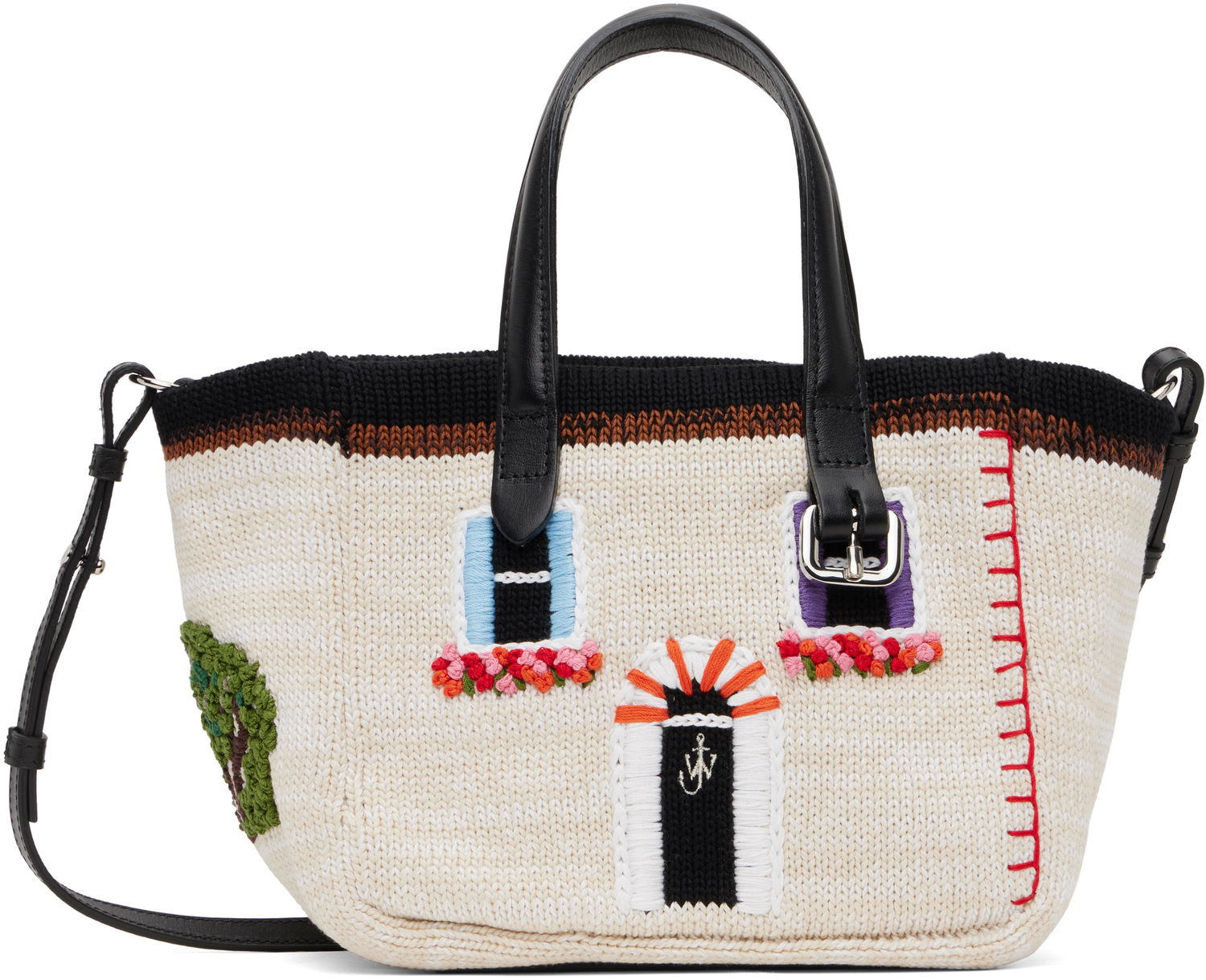 Mulepose JW Anderson JW Anderson Mini Belt House Tote Bag Beige | HB0714-YN0426, 0