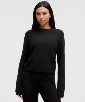 Sweater lululemon Slim Round Neck Cashmere Sweater Sort | prod11790378, 6