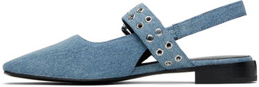 Tøj rag & bone rag & bone Astra Slingback Ballerina Flats Blå | WFF24SF002UB2, 2