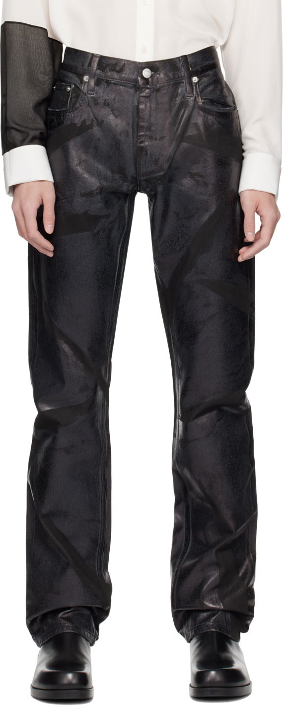 Jeans Helmut Lang Helmut Lang Foiled Jeans Sort | O01DM206