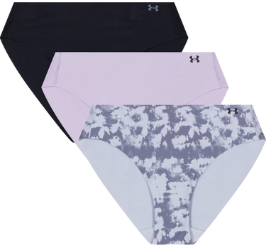 Trusser Under Armour Printed Bikini Underwear - 3 Pack Blå | 1383898-035, 2