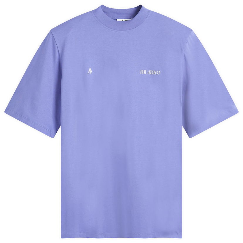 T-shirt The Attico The Attico Kilie Oversized Logo T-Shirt, Size 42 Lilla | 241WCT173