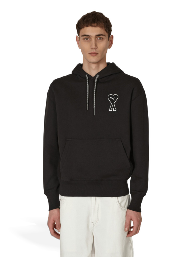 Sweatshirt Puma AMI Logo Hooded Sort | 536231-01
