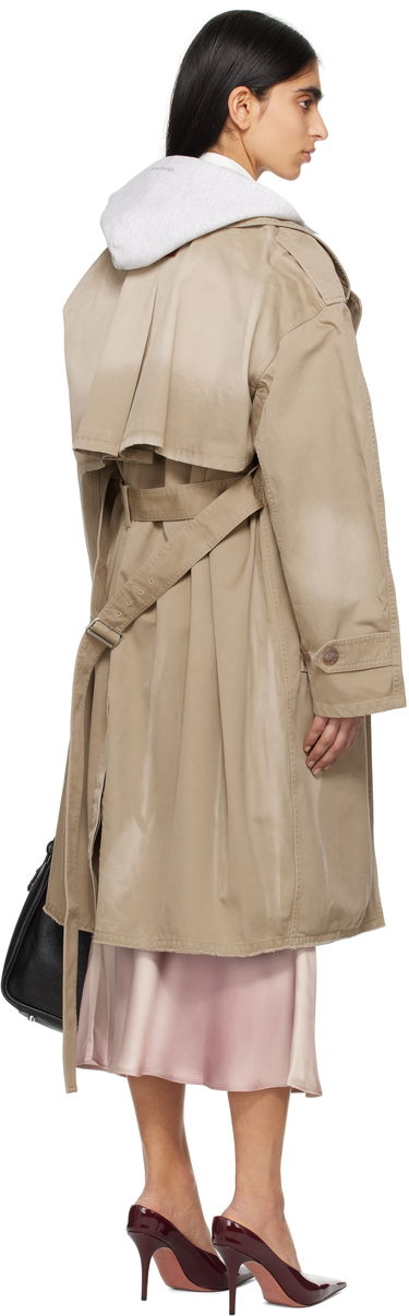 Trenchcoat Acne Studios Acne Studios Belted Trench Coat Beige | A90630-, 2