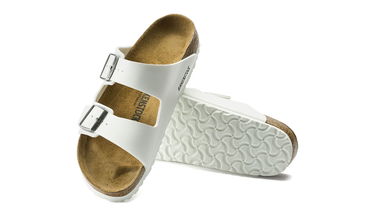 Sneakers og sko Birkenstock Arizona Birko-Flor White Regular Fit Hvid | 0552681, 6