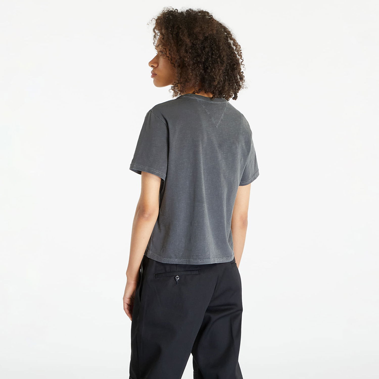 T-shirt Tommy Hilfiger Classics Leo Short Sleeve Tee "New Charcoal" Grå | DW0DW16457 PUB, 1