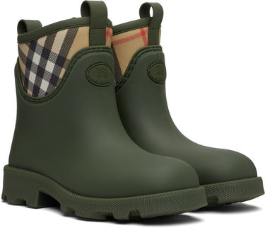 Sneakers og sko Burberry Burberry Marsh Stamp Low Rubber Boots Grøn | 8111711, 3