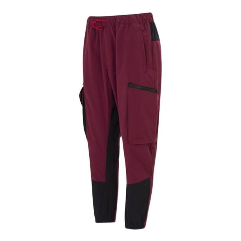 Cargo bukser adidas Originals adidas Contrast Stitch Woven Cargo Joggers Bourgogne | HC0263