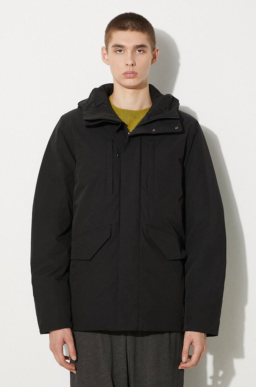 Parka Samsoe Samsoe Samsoe Samsoe Hooded Down Jacket Sort | M21300111