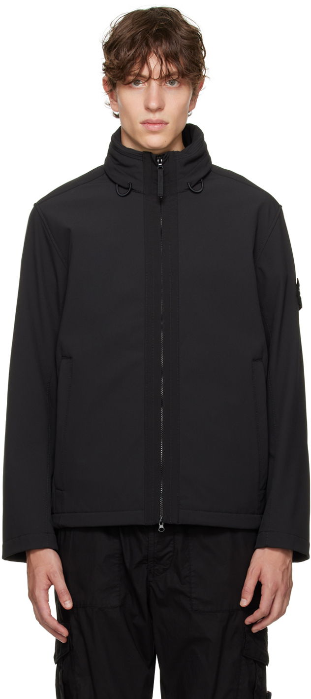 Jakke Stone Island Water-Resistant Sort | 7915Q0222, 0