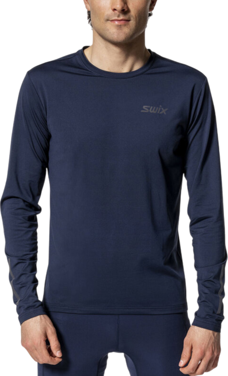 T-shirt SWIX Pace NTS Long Sleeve Baselayer Top Mørkeblå | 10016-23-75112, 0