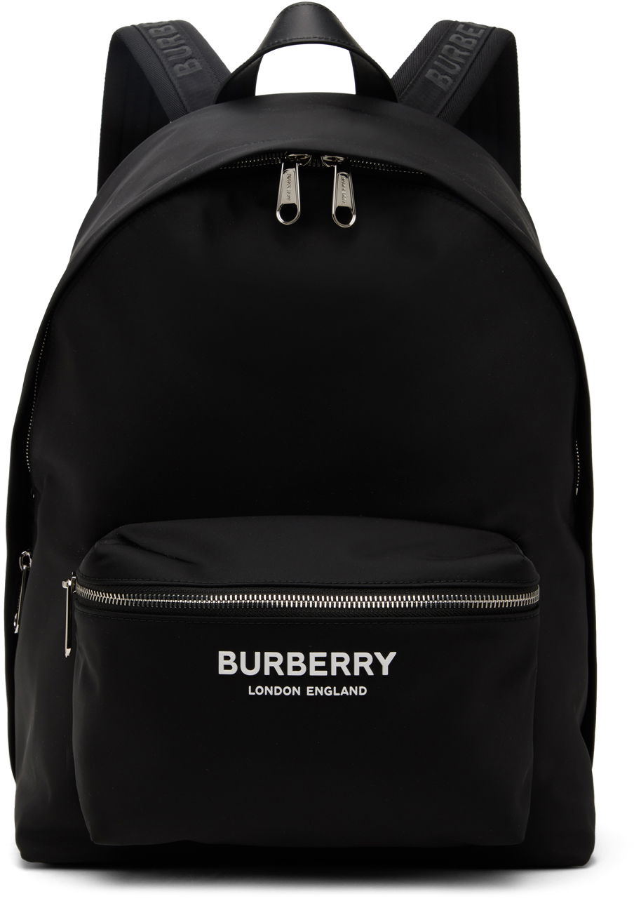 Rygsæk Burberry Logo Sort | 8063495, 0