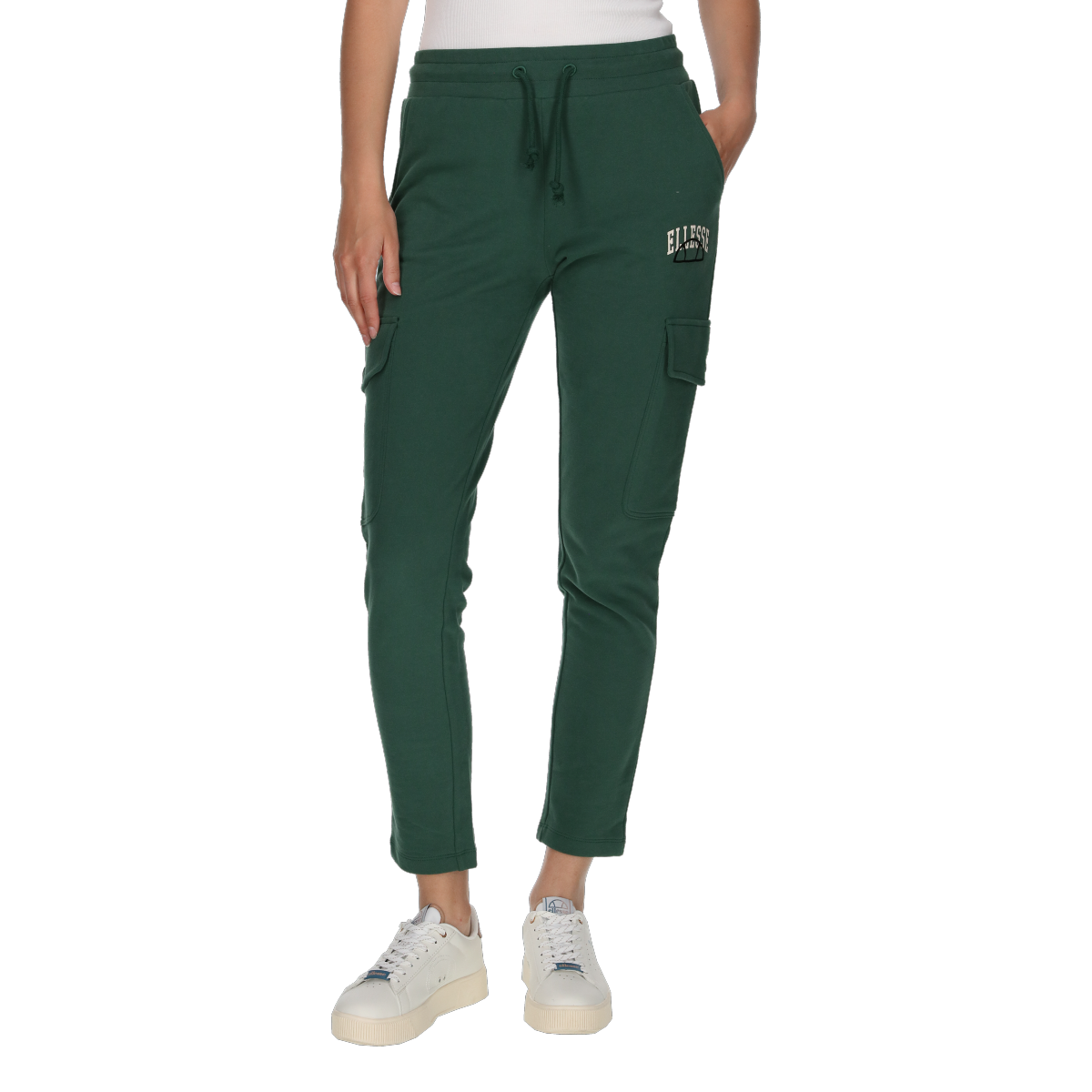 Joggingbukser Ellesse Cargo Joggers with Drawstring Waist Grøn | ELA233F101-61, 0
