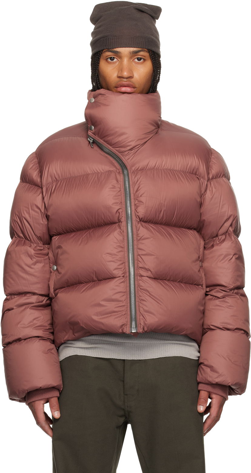Puffer jakke Rick Owens Rick Owens Concordians Turtle Down Jacket Lyserød | RU02E1797 NPD3