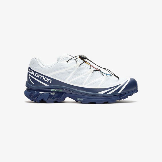 Sneakers og sko Salomon XT-6 Gore-Tex Blue Print Heather Hvid | L47291900, 1