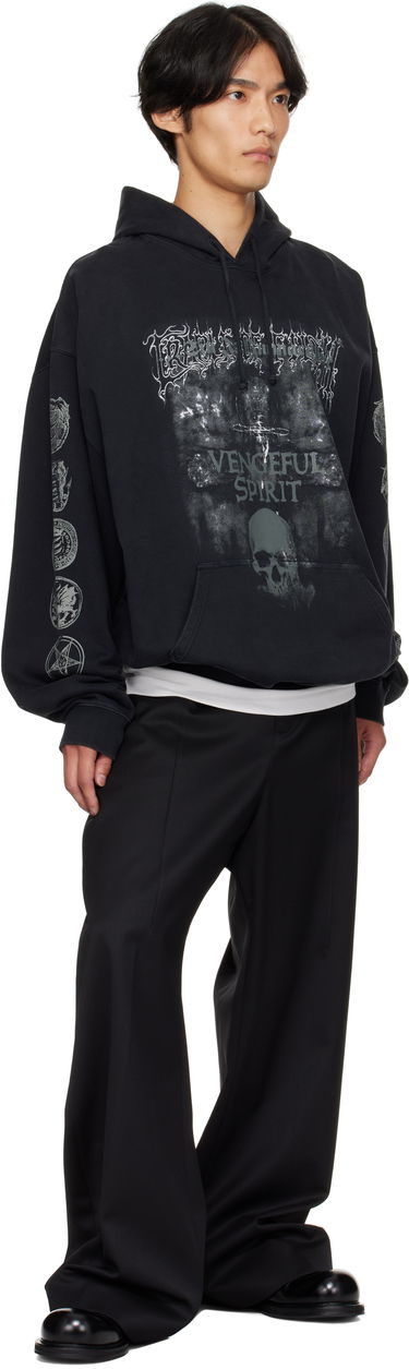 Sweatshirt VETEMENTS Vetements Cradle of Filth 'Vengeful Spirit' Oversized Hoodie Sort | UCF76HD650M, 3