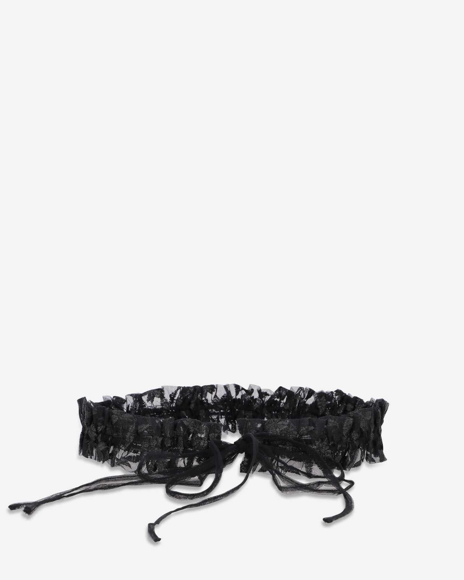 Bælter OpéraSPORT Coralie Lace Waist Belt with Ties Sort | A40FW25  4, 1