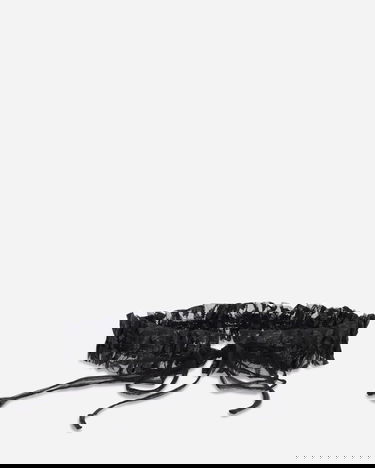 Bælter OpéraSPORT Coralie Lace Waist Belt with Ties Sort | A40FW25  4, 1