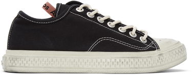 Sneakers og sko Acne Studios Black Canvas Low-Top Sort | AD0347-CGL, 0
