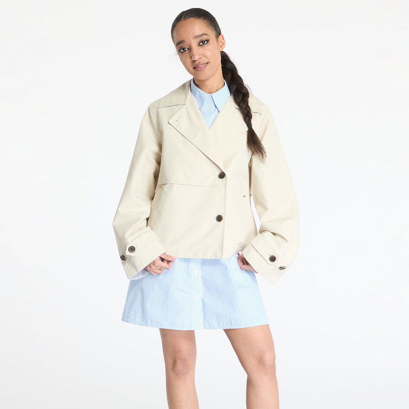 Trenchcoat Tommy Hilfiger Tommy Jeans Short Trench Jacket Beige | DW0DW21348 ACG