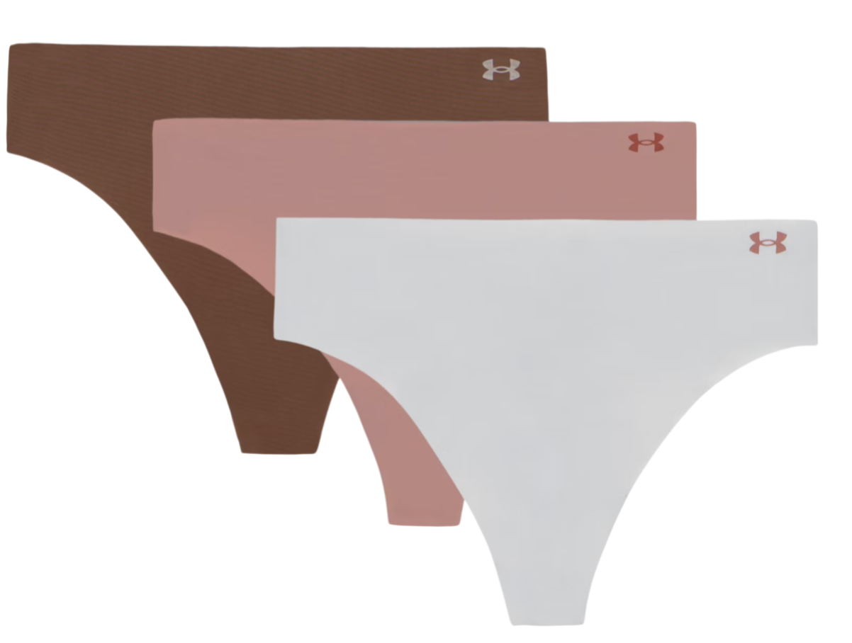 Trusser Under Armour Under Armour SOLID 3 Pack Thong Lyserød | 1383893-014, 0