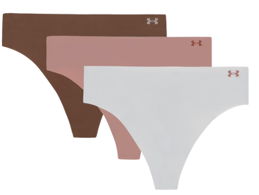 Trusser Under Armour Under Armour SOLID 3 Pack Thong Lyserød | 1383893-014, 0