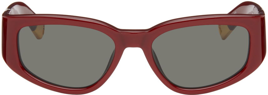 Solbriller Jacquemus 'Les Lunettes Gala' Sunglasses Bourgogne | JAC5C3SUN, 0