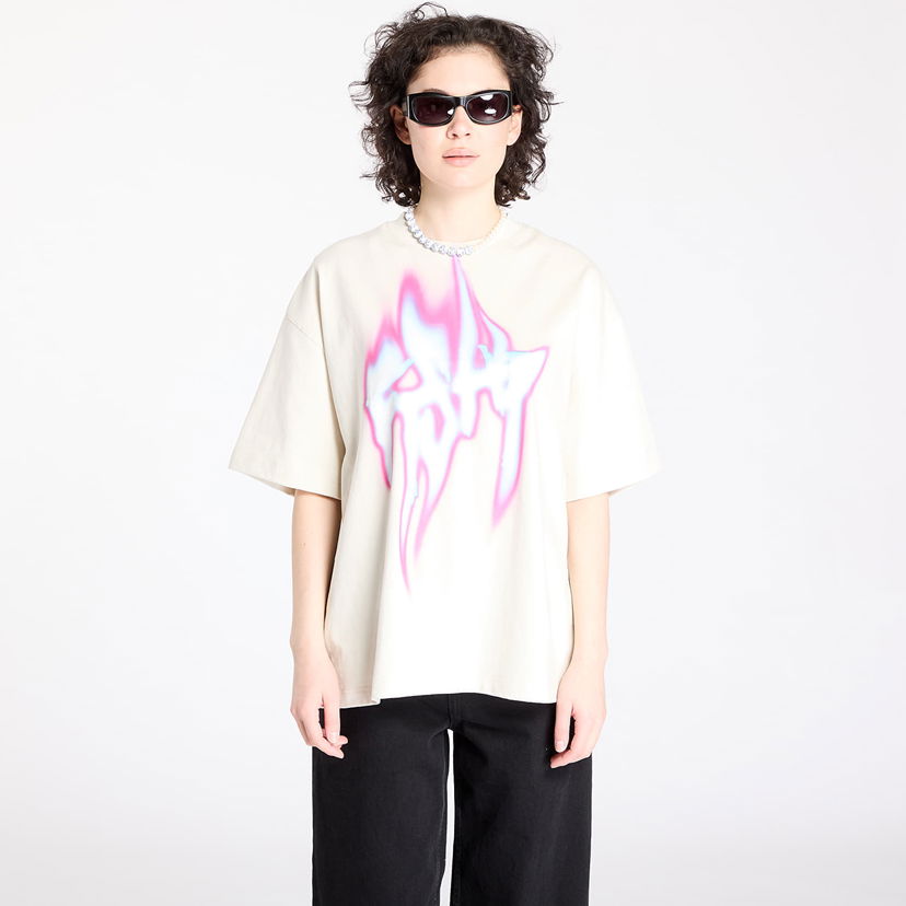 T-shirt Footshop Walking Art T-Shirt Hvid | FTSHP_404