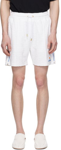 Casablanca Monogram Jacquard Towelling Shorts
