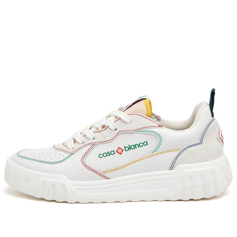 Sneakers og sko Casablanca Court Sneaker W Hvid | APS25-SNK-017-02W