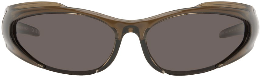 Solbriller Balenciaga Reverse Xpander Sunglasses Brun | BB0253S-002, 0