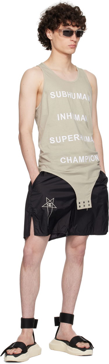 Shorts Rick Owens Rick Owens Champion Edition Taffeta Shorts Sort | CM01E1681 CHNY NYLON, 4