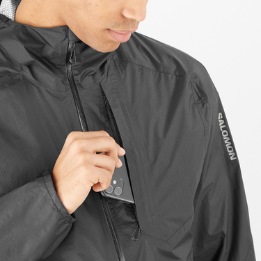 Vindjakke Salomon BONATTI WP JACKET Sort | lc2134800, 2