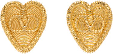Øreringe Valentino Valentino Garavani Fil Perdu Heart Gold Earrings Metalisk | 6W0J0Z54MET, 0