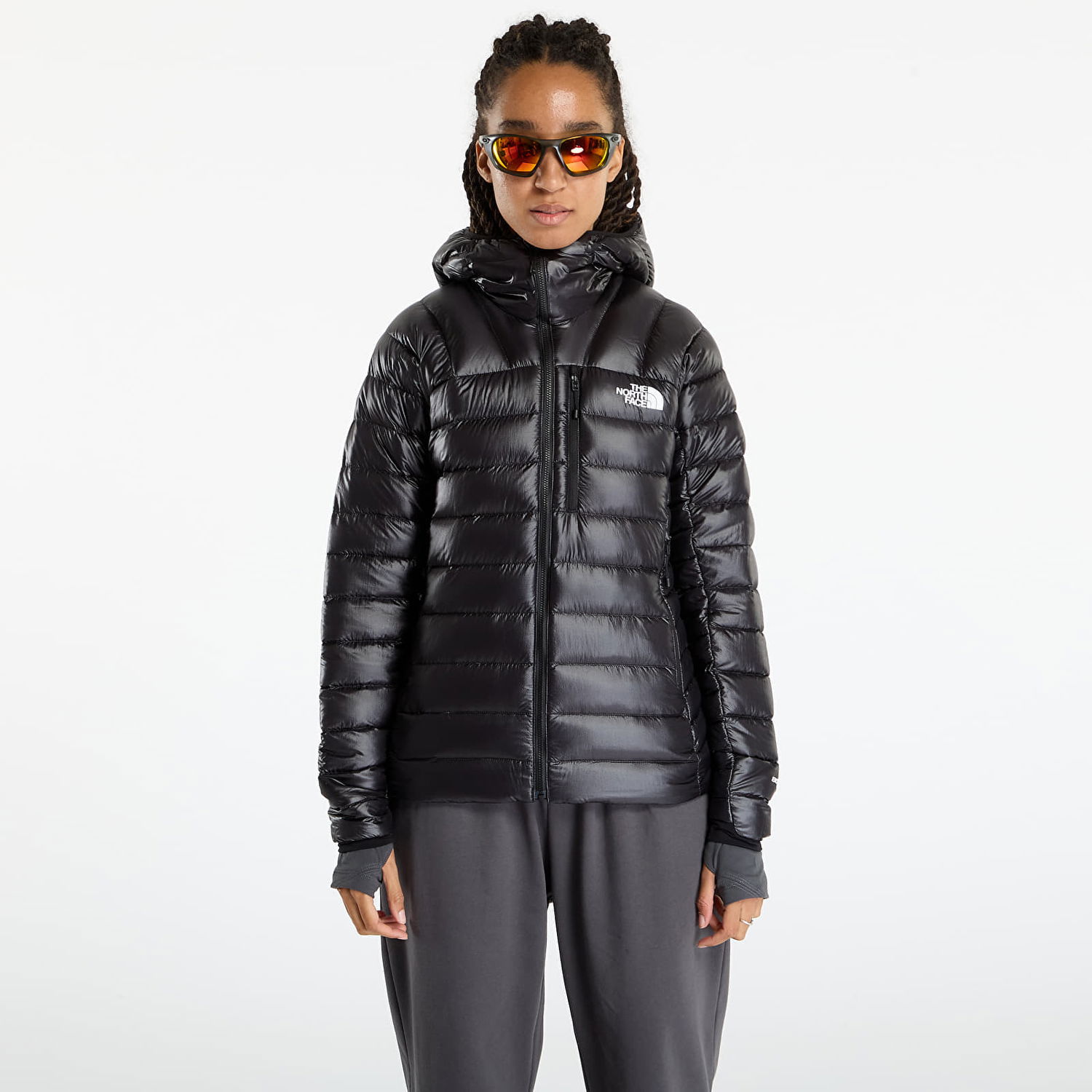 Puffer jakke The North Face Summit Breithorn Hooded Down Jacket Sort | NF0A8805JK31, 0
