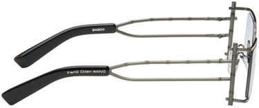 Solbriller Feng Chen Wang Feng Chen Wang Bamboo Sunglasses Grå | SSE-WS01-002, 1