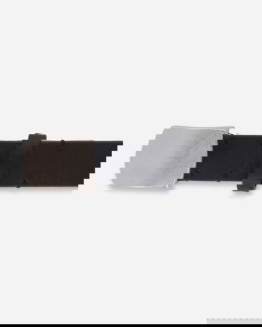 Bælter Neighborhood Leather Belt Narrow Silver Buckle Sort | 252PKNH-AC01 BLACK, 5